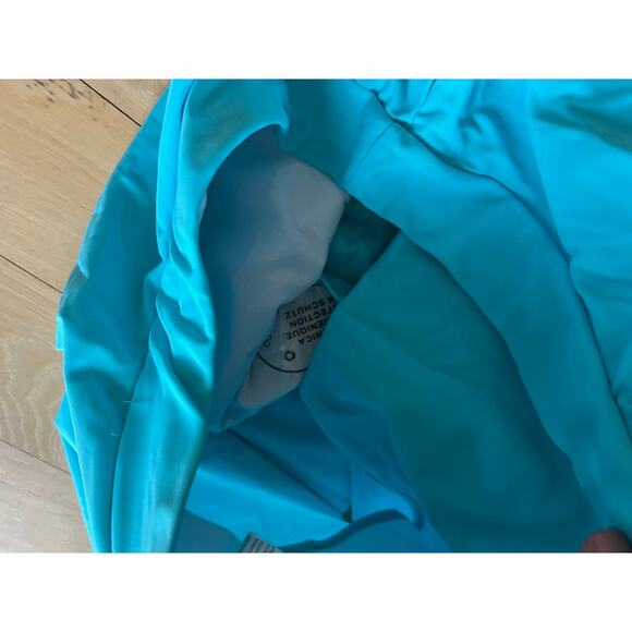 Womens Teal and Pink Tankini - Picture 3 of 8